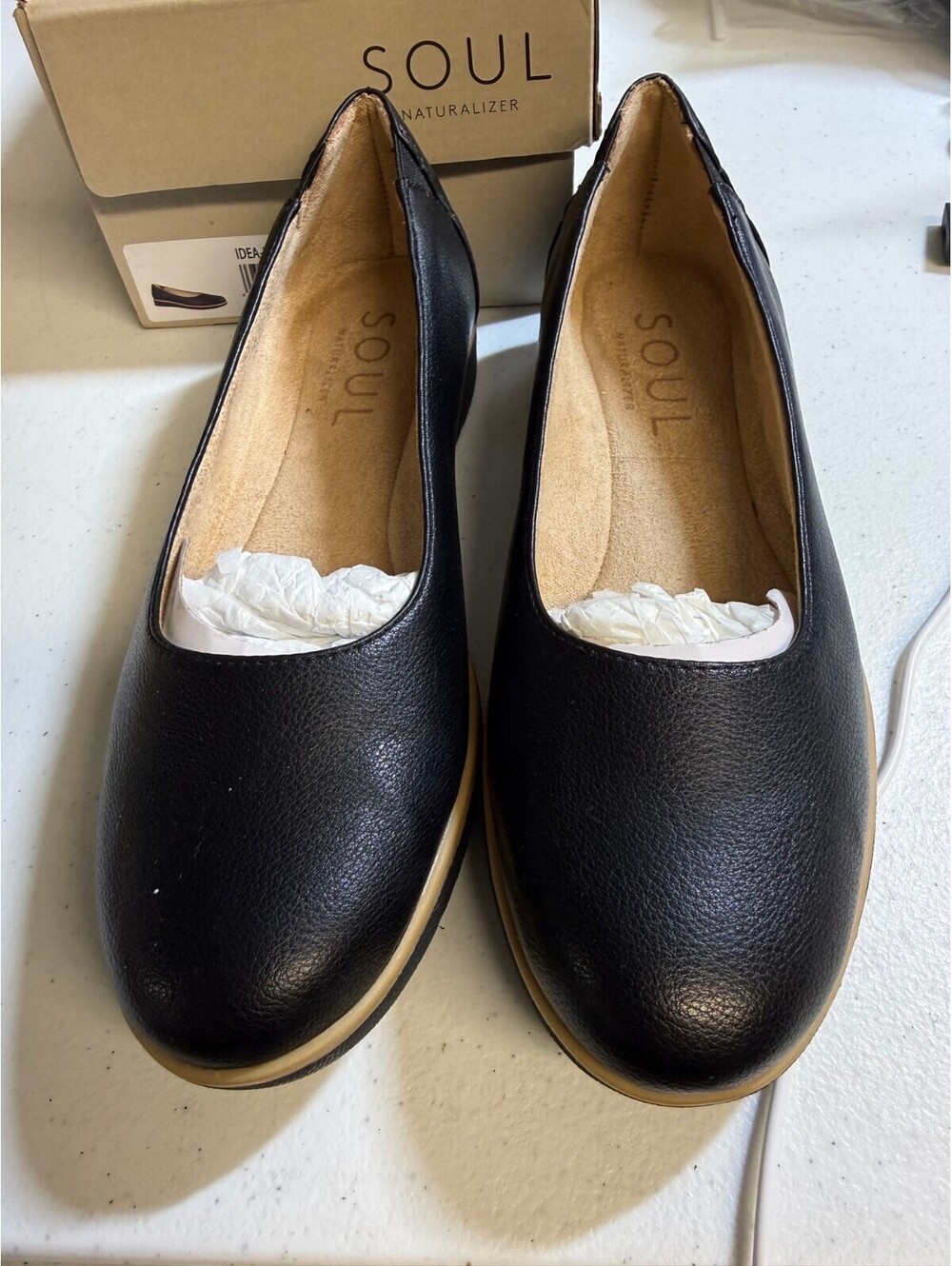 Soul Naturalizer Idea Ballet Black Women's Flats Size 6.5